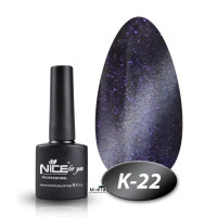 Гель лак Nice кошачий глаз К - 22